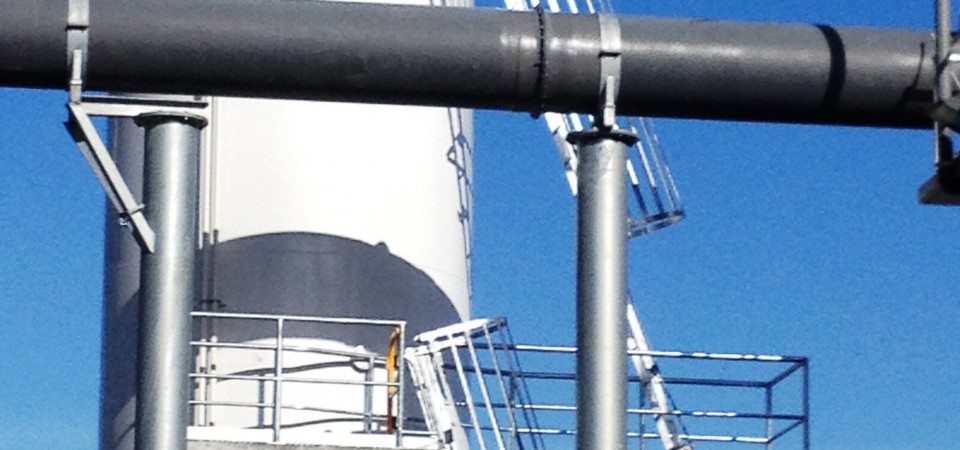 Elanora WWTP new walkways and landings – silo access Elanora WWTP new walkways and landings – silo access